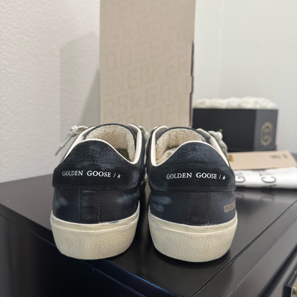 Golden Goose Soul Star Sneaker Leather Black 45 - Picture 6 of 7
